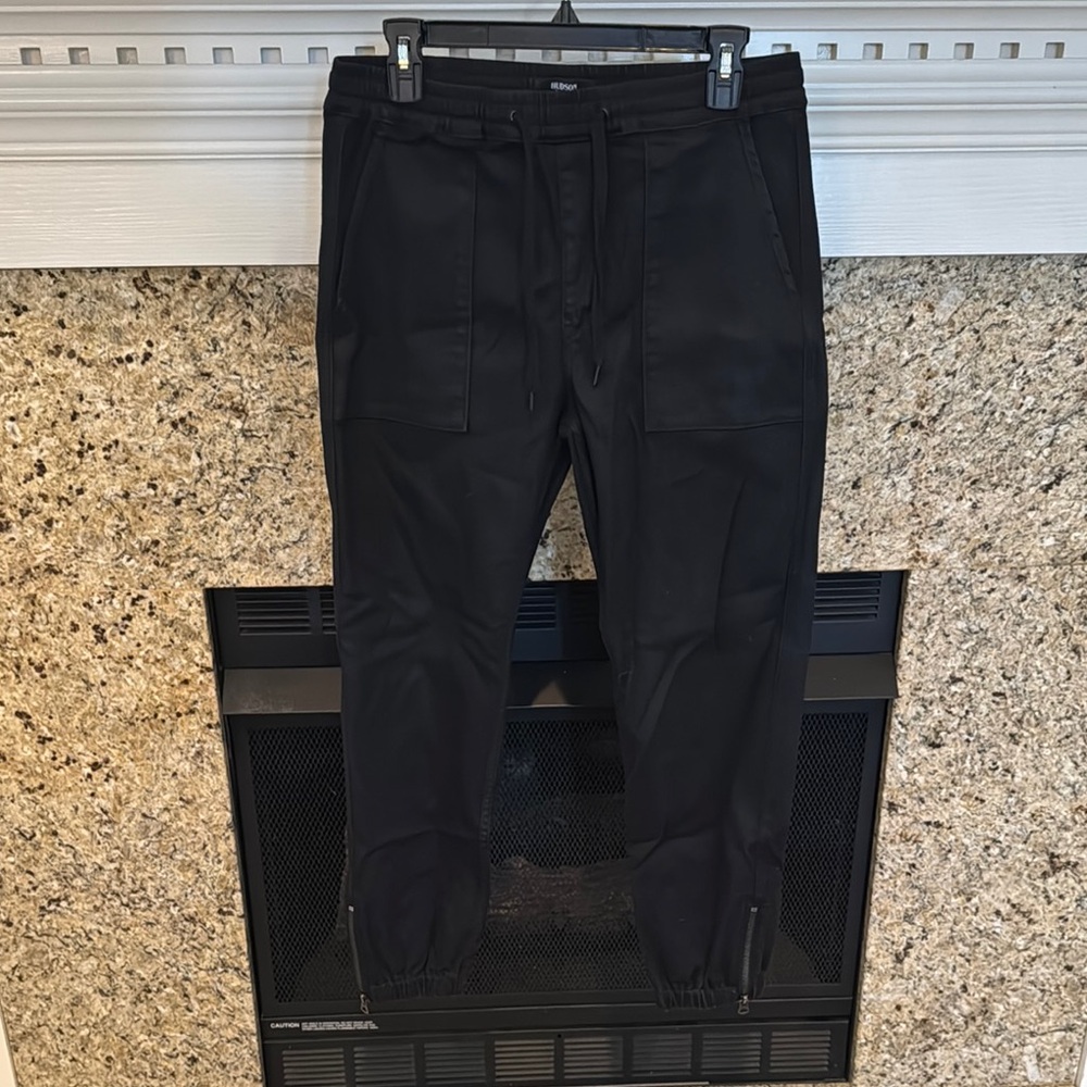 Hudson Jeans Black Jogger Pants